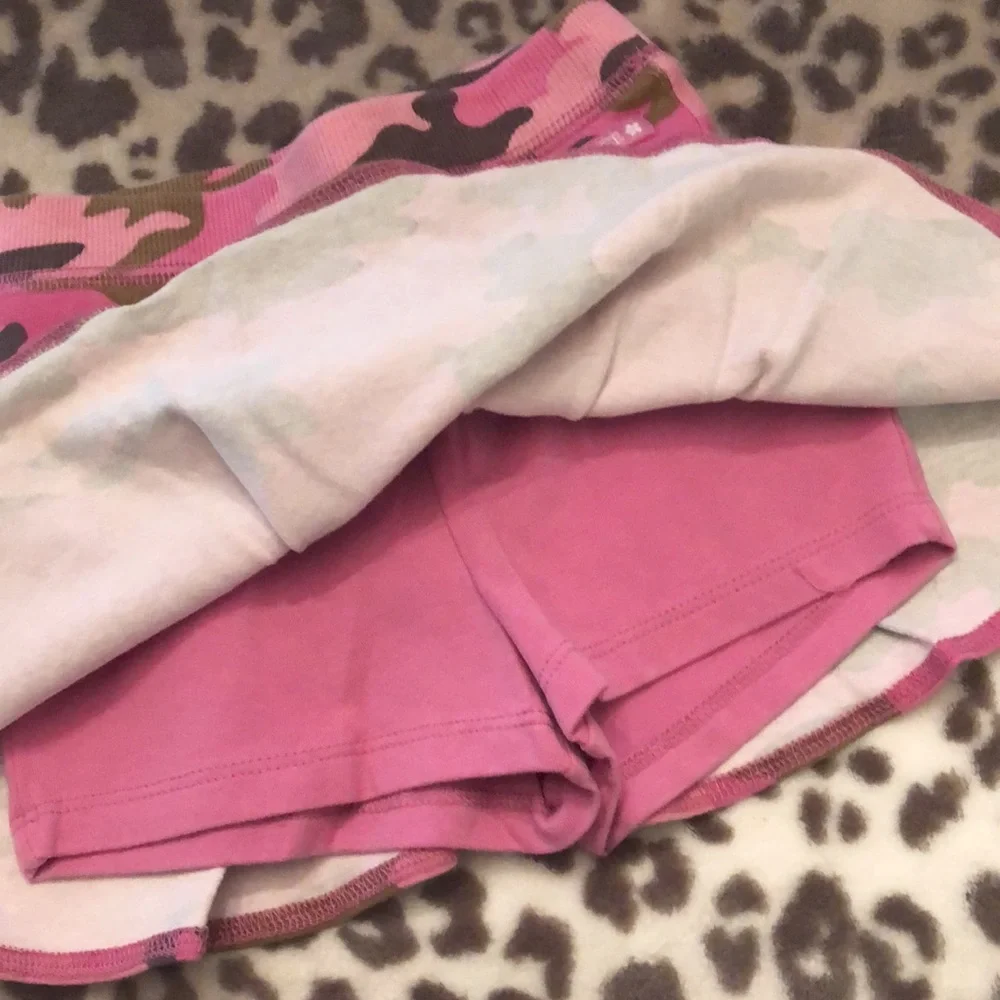 Children’s Place Pink Camo Skirt W/ Shorts 18 mos